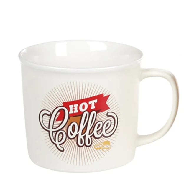 Чашка фарфоровая Hot Coffee 0,38 л. Flora 31680