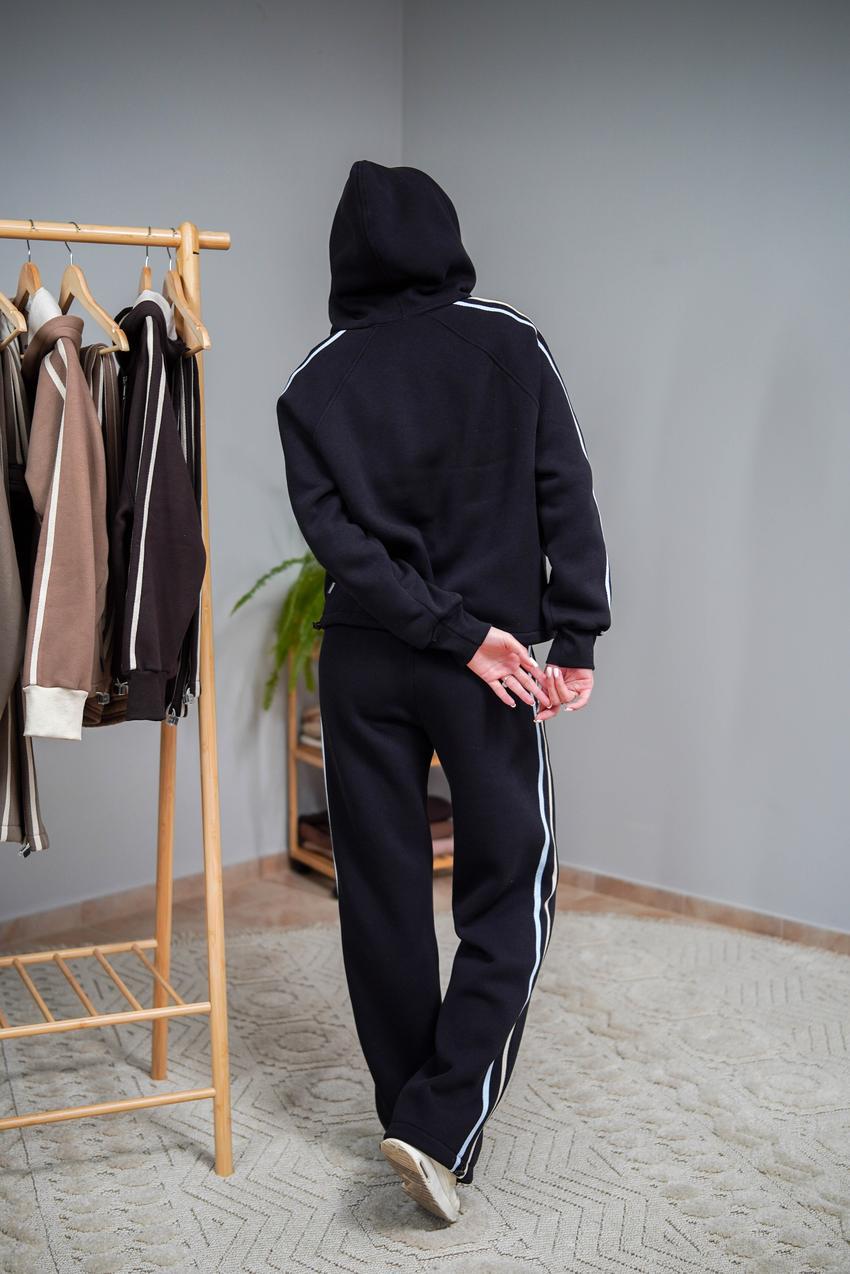 Костюм женский М208.4 на замке с начесом XL Черный (1029-1-63) - фото 7