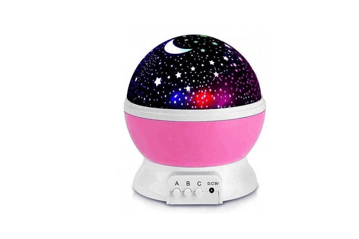Ночник-проектор звездное небо Star Master Dream, вращающийся Розовый (SMASTER)
