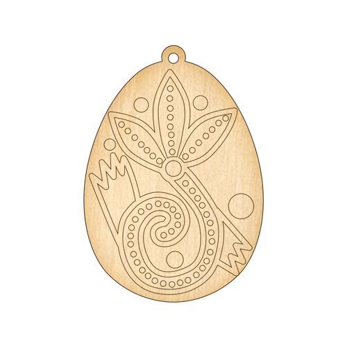 Заготовка з фанери №206 Яйце Великодня-44 (5921)