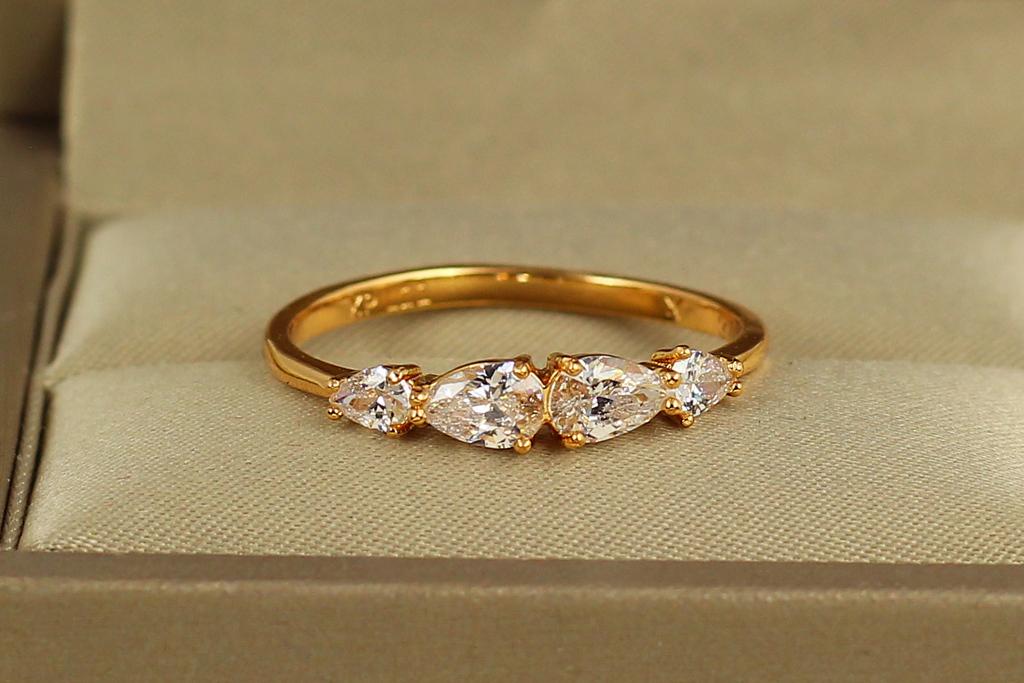 Кольцо Xuping Jewelry Капли счастья р. 21 Золотистый (38187584) Кольцо Xuping Jewelry Капли счастья р. 21 Золотистый (38187584)