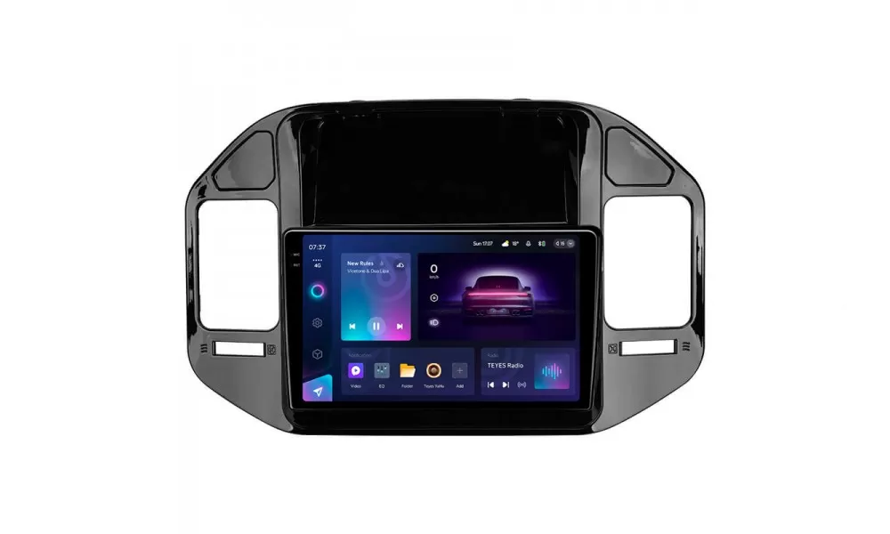 Автомагнитола штатная Teyes CC3 2K 4/64 Gb для Mitsubishi Pajero 3 V70/V60 1999-2006 г. р. 9" Black (AR-70161)