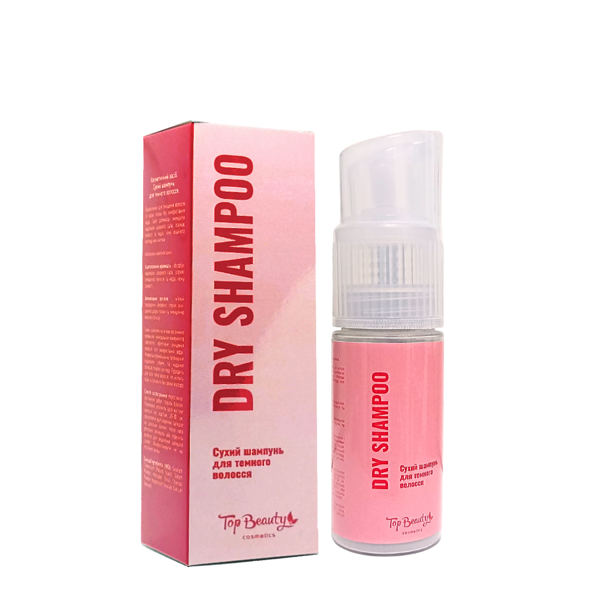 Шампунь сухой для темных волос Top Beauty Dry Shampoo 60 мл