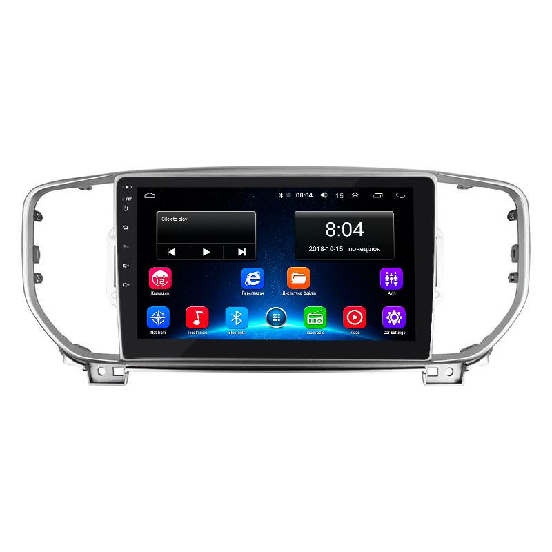 Автомагнитола штатная Lesko для Kia Sportage IV рестайлинг 2018-н.в. 9" 2/32Gb Wi-Fi GPS Base MOB