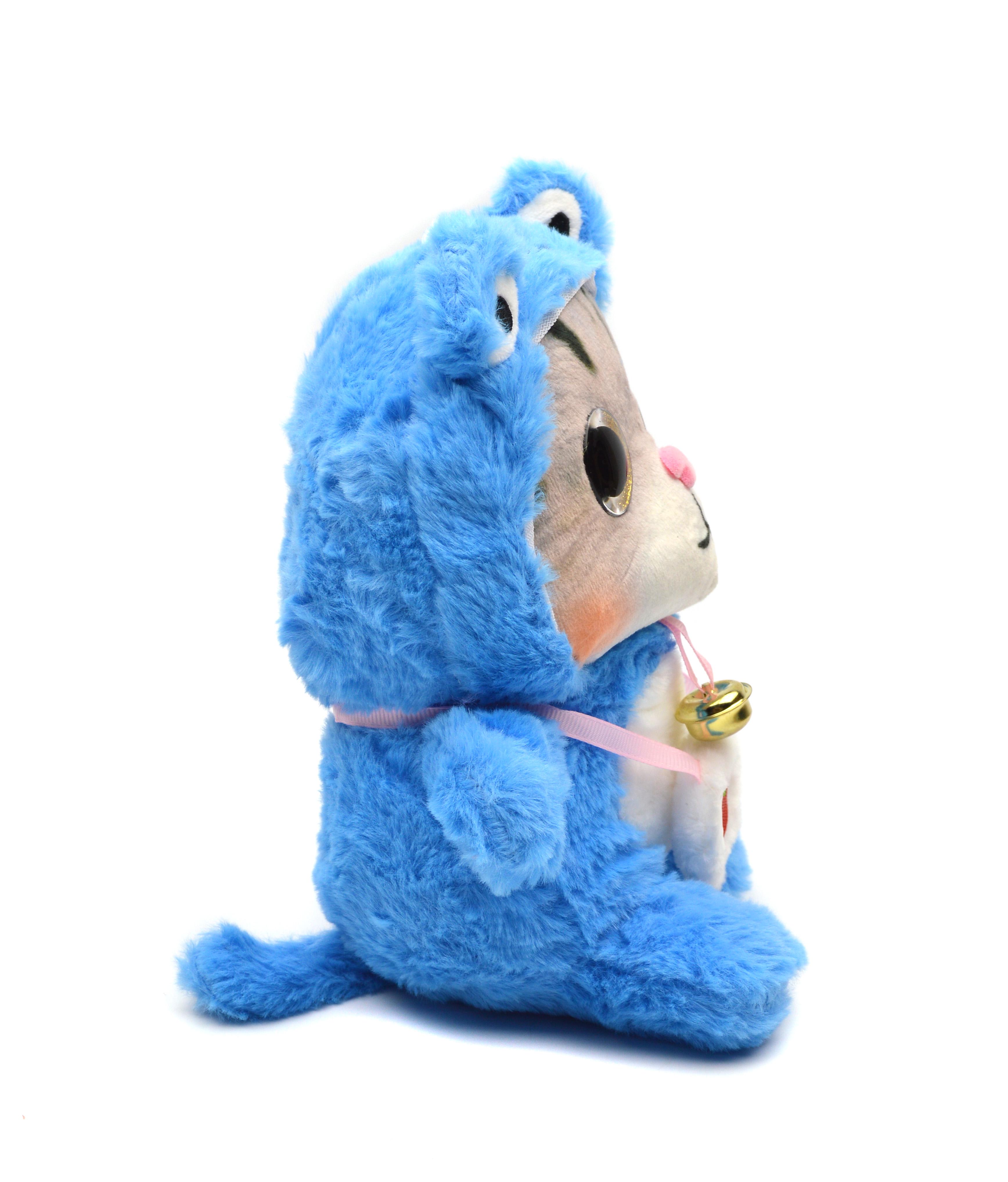 М'яка іграшка Shantou Котик 38268 з дзвіночком та сумочкою 21 см (38268 B) - фото 4