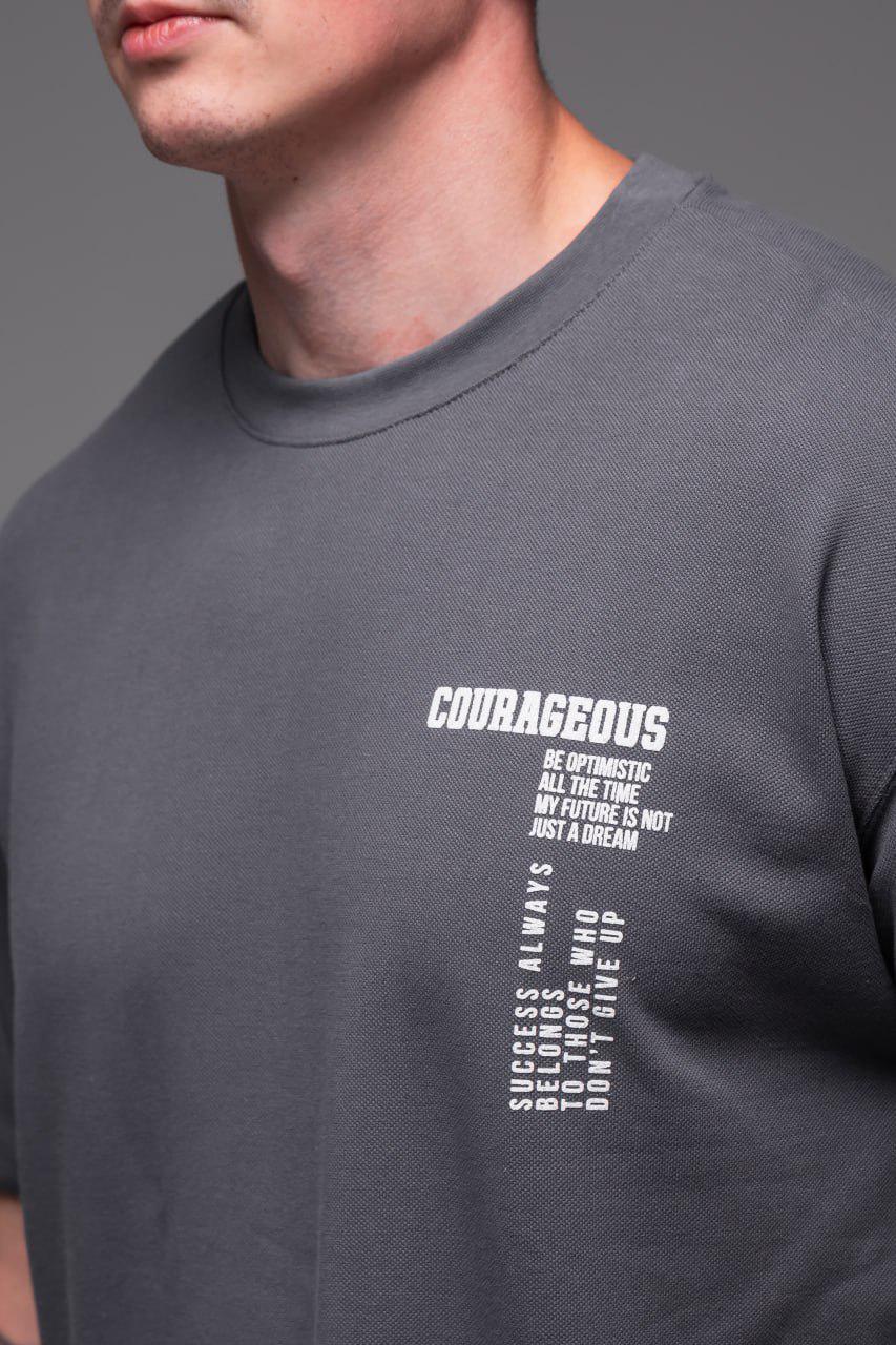 Прогулочный костюм мужской Must Believe оверсайз M Графитовый (2385) - фото 8