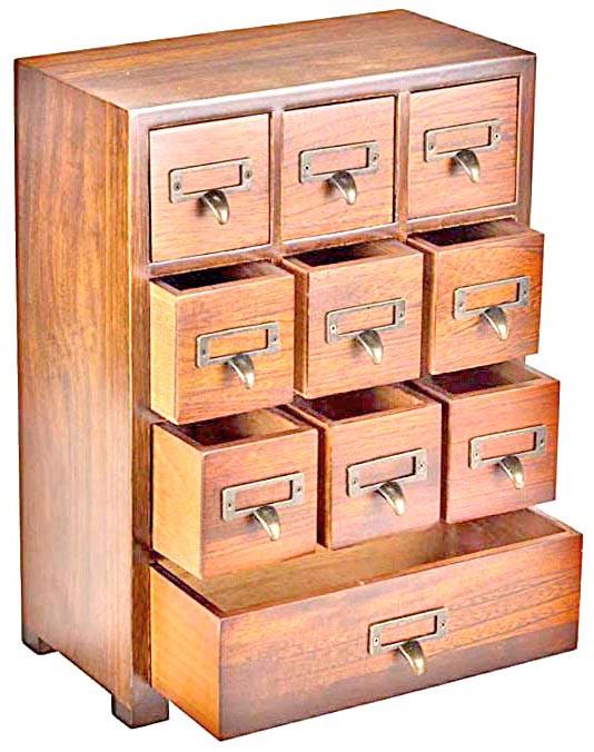 Мини-комод из дерева Джелават Охра (МНК-006604)