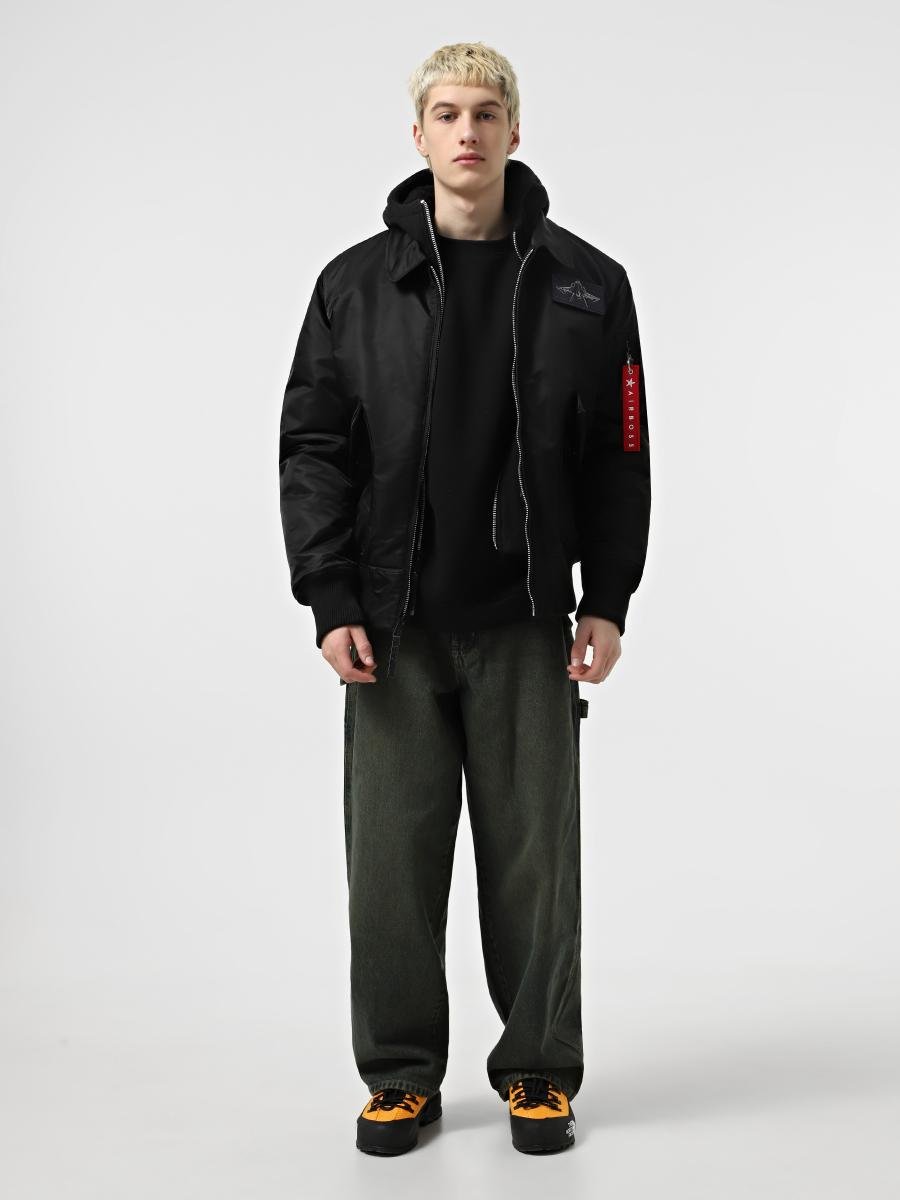 Куртка бомбер CWU 45/P Raptor S Чорний (125577) - фото 7