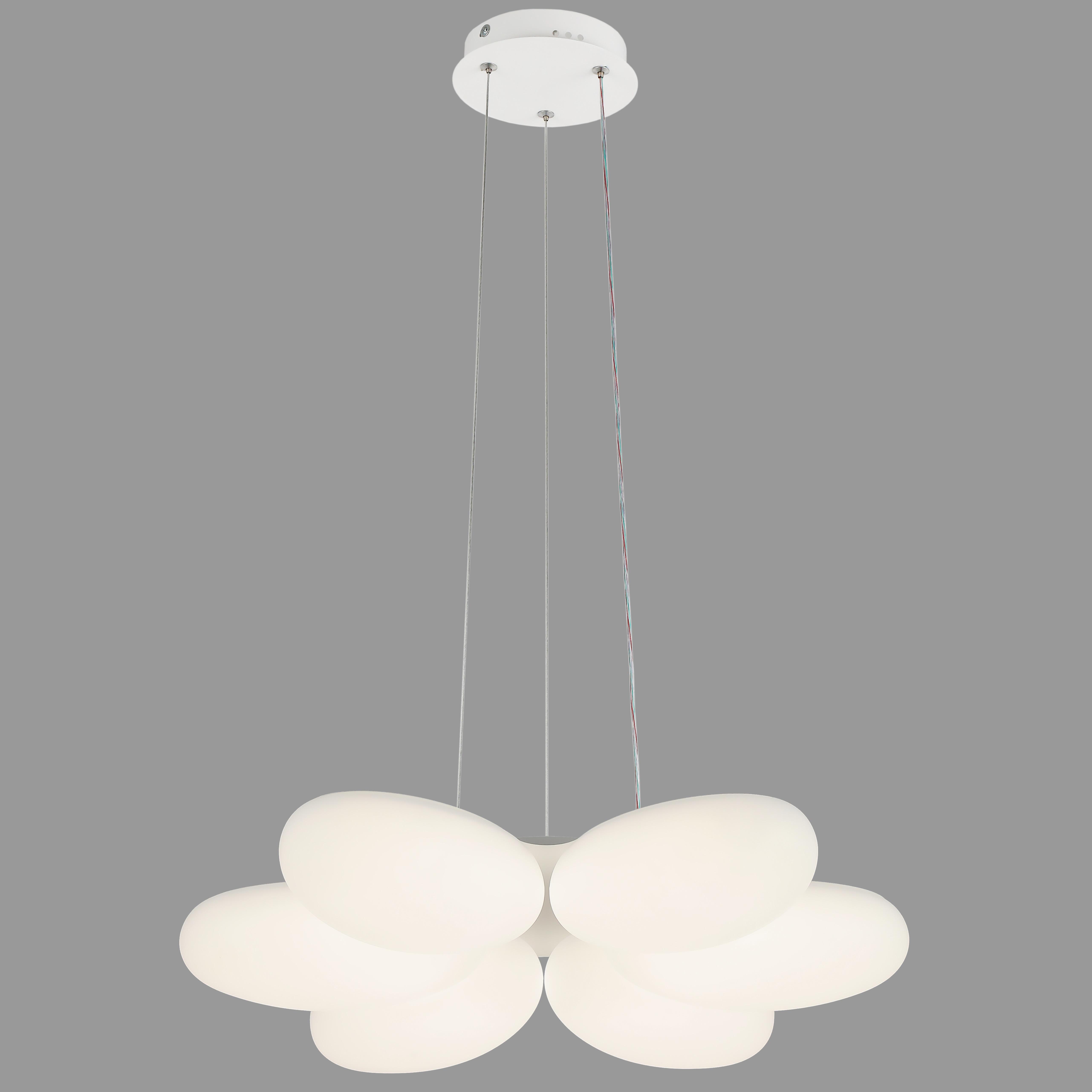 Люстра светодиодная подвесная 80W с пультом и приложением 53,5 см (97-MD6010 (535)