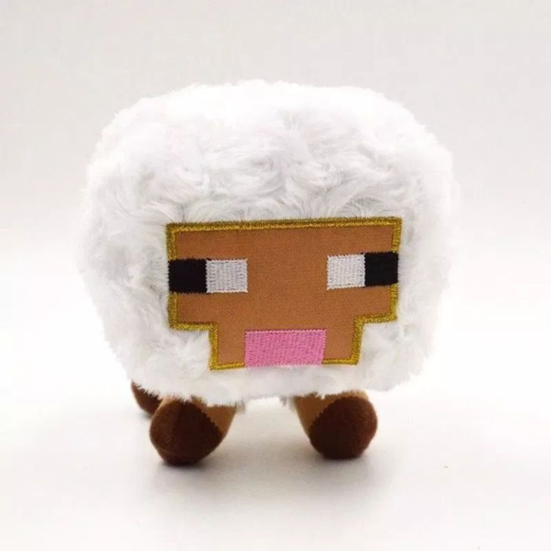 Мягкая игрушка Овца из Minecraft 14 см Белый (2579427191)