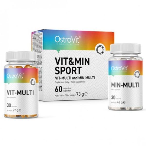 Витамины и минералы Ostrovit Vit&Min SPORT 60 caps 2 pack