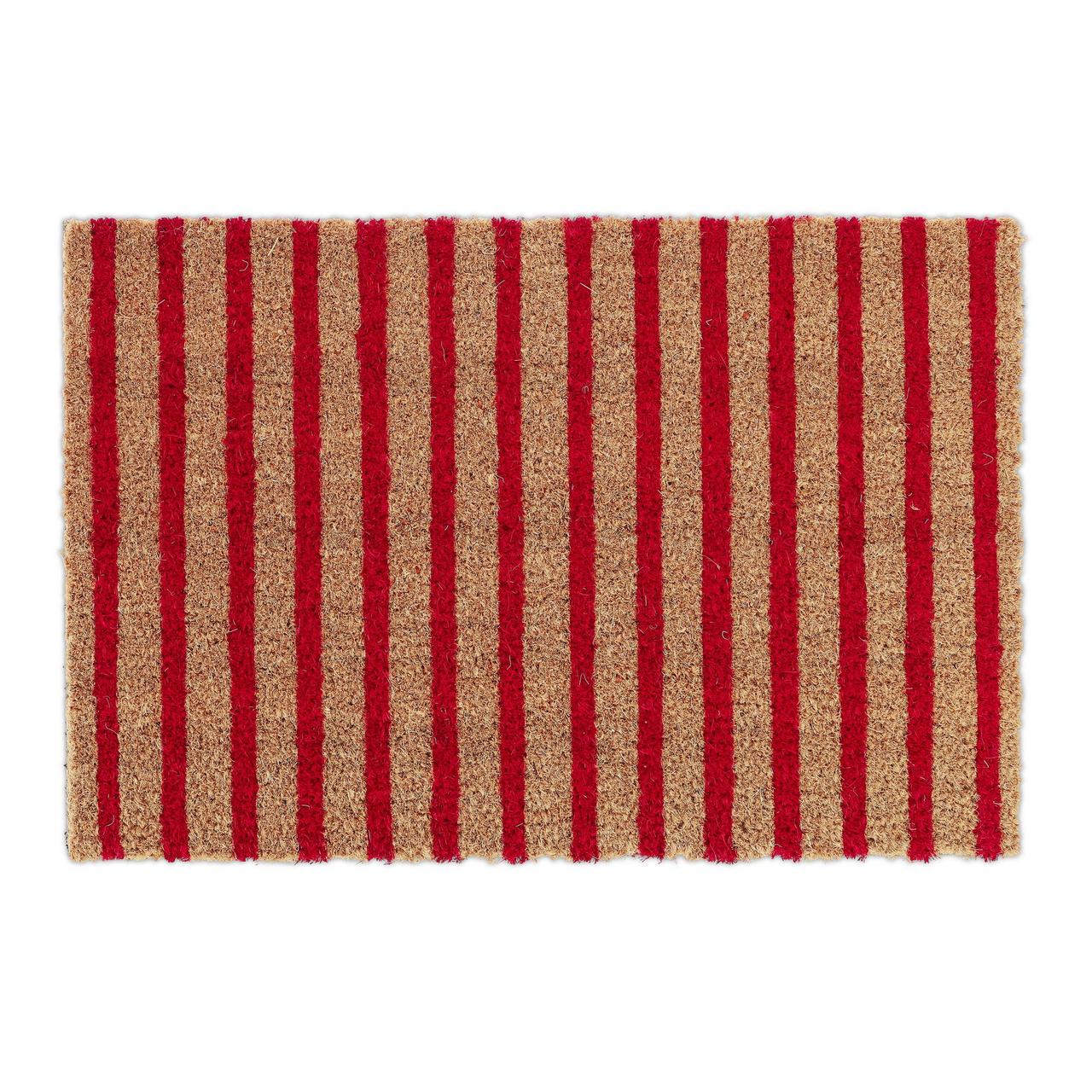 Коврик Relaxdays из кокосового волокна 60x40 см Красный/Бежевый (10042693) Коврик Relaxdays из кокосового волокна 60x40 см Красный/Бежевый (10042693)