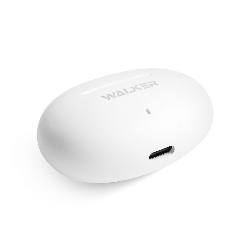 Наушники Bluetooth WALKER WTS-60 ENC White - фото 8