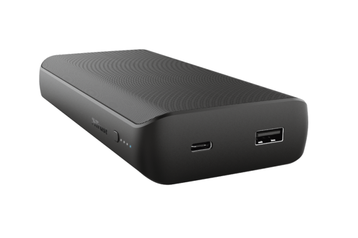 Зовнішній акумулятор Trust Laro 65W USB-C Laptop 20000 mAh Black