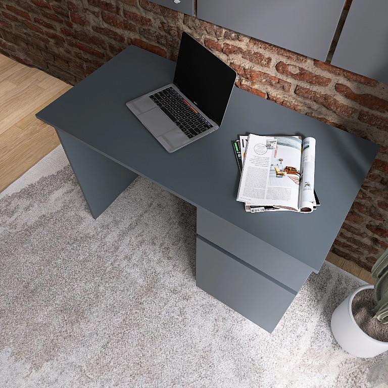 Компьютерный стол Еверест СЛ-1 Лайт 110х55х77 см Графит (DTM-4909) - фото 6 Компьютерный стол Еверест СЛ-1 Лайт 110х55х77 см Графит (DTM-4909) - фото 6