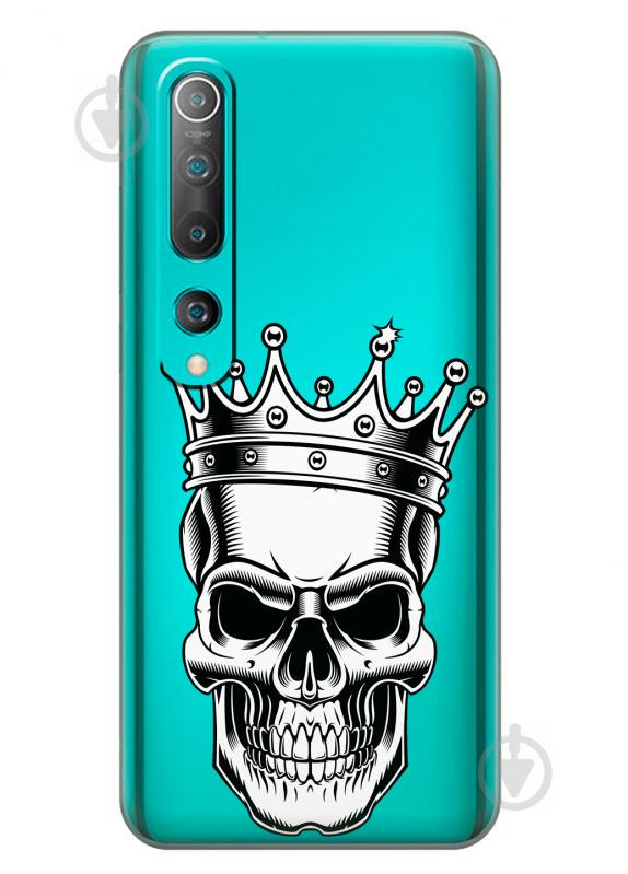 Силиконовый чехол iSwag для Xiaomi Mi 10 Царский череп (KS2665) Силиконовый чехол iSwag для Xiaomi Mi 10 Царский череп (KS2665)
