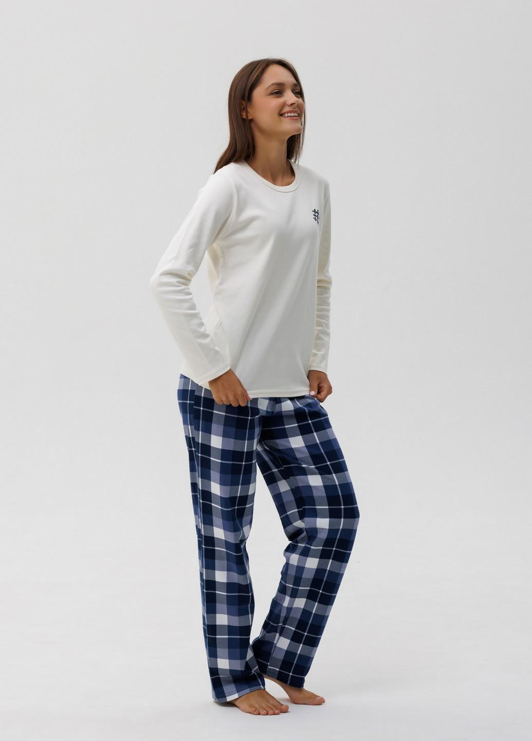 Піжама жіноча Наталюкс 2XL Молочний (9426281050761) - фото 2 Піжама жіноча Наталюкс 2XL Молочний (9426281050761) - фото 2