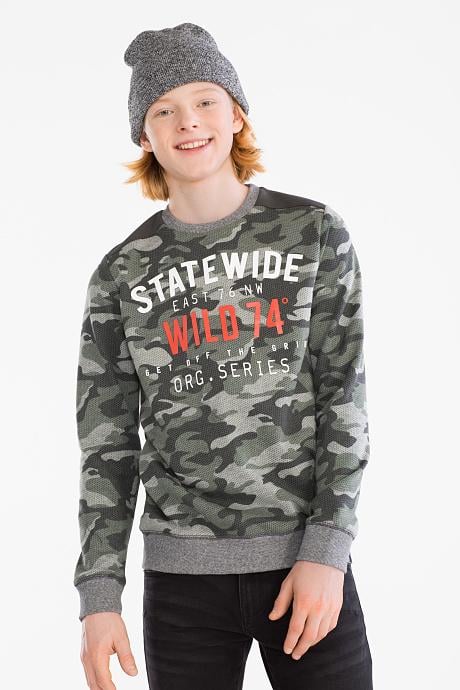 Світшот для хлопчика C&A розмір 122-128 см Хакі (1088728)