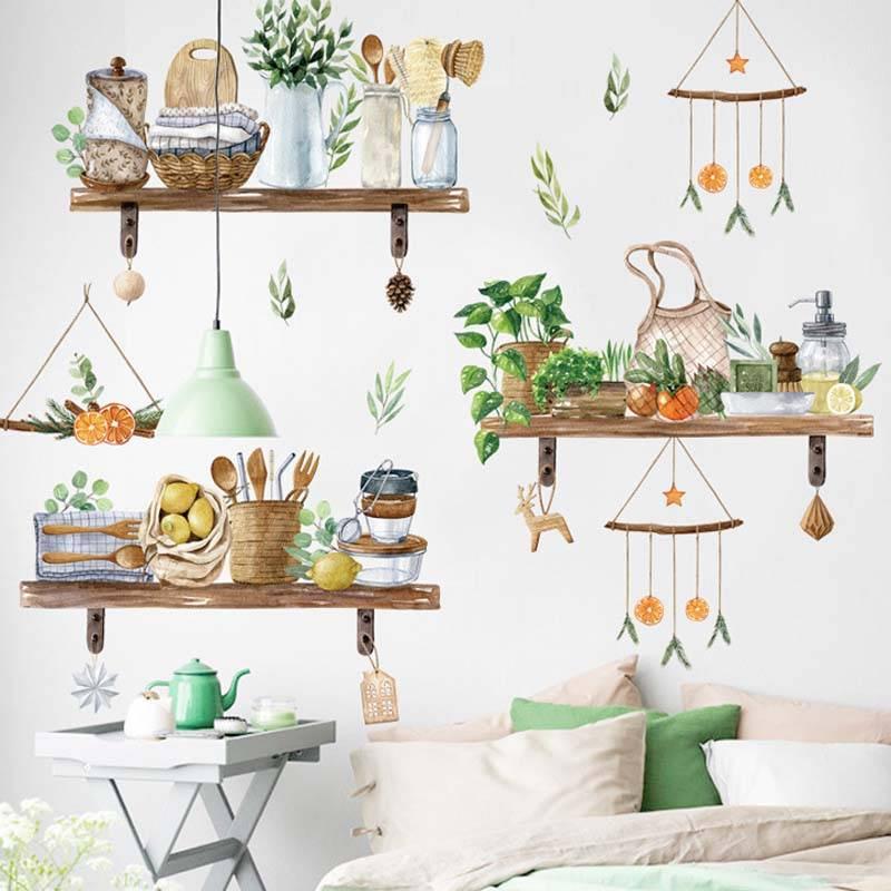 Набір вінілових наліпок Ранок у Селі інтер'єрні в кімнату на стіну 30х90 см - фото 3 Набір вінілових наліпок Ранок у Селі інтер'єрні в кімнату на стіну 30х90 см - фото 3