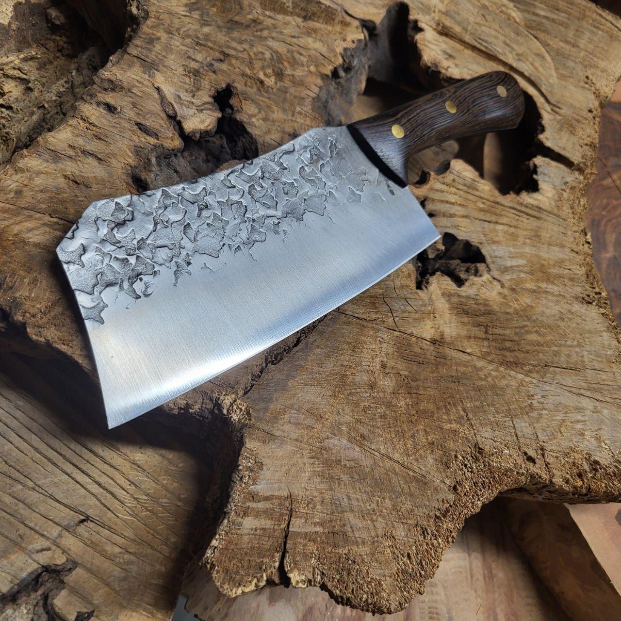 Кухонний ніж топорик для м'яса сікач із нержавіючої сталі 19 см