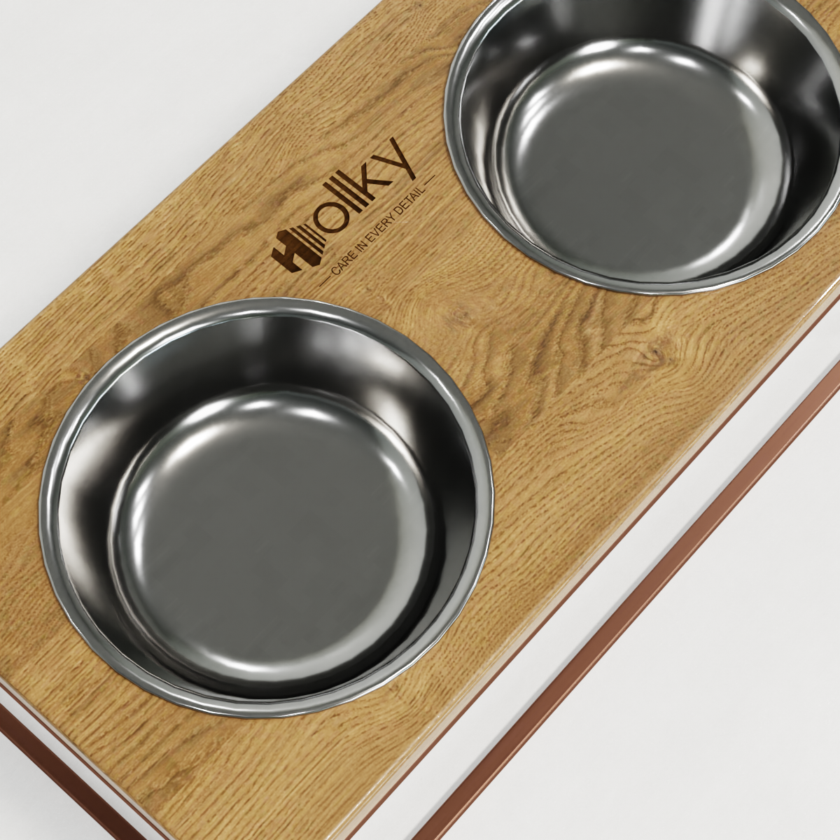 Миски на подставке для больших собак Hollky Base XL20 2х1,8 л (BXL20-522620-GLNT) - фото 8 Миски на подставке для больших собак Hollky Base XL20 2х1,8 л (BXL20-522620-GLNT) - фото 8