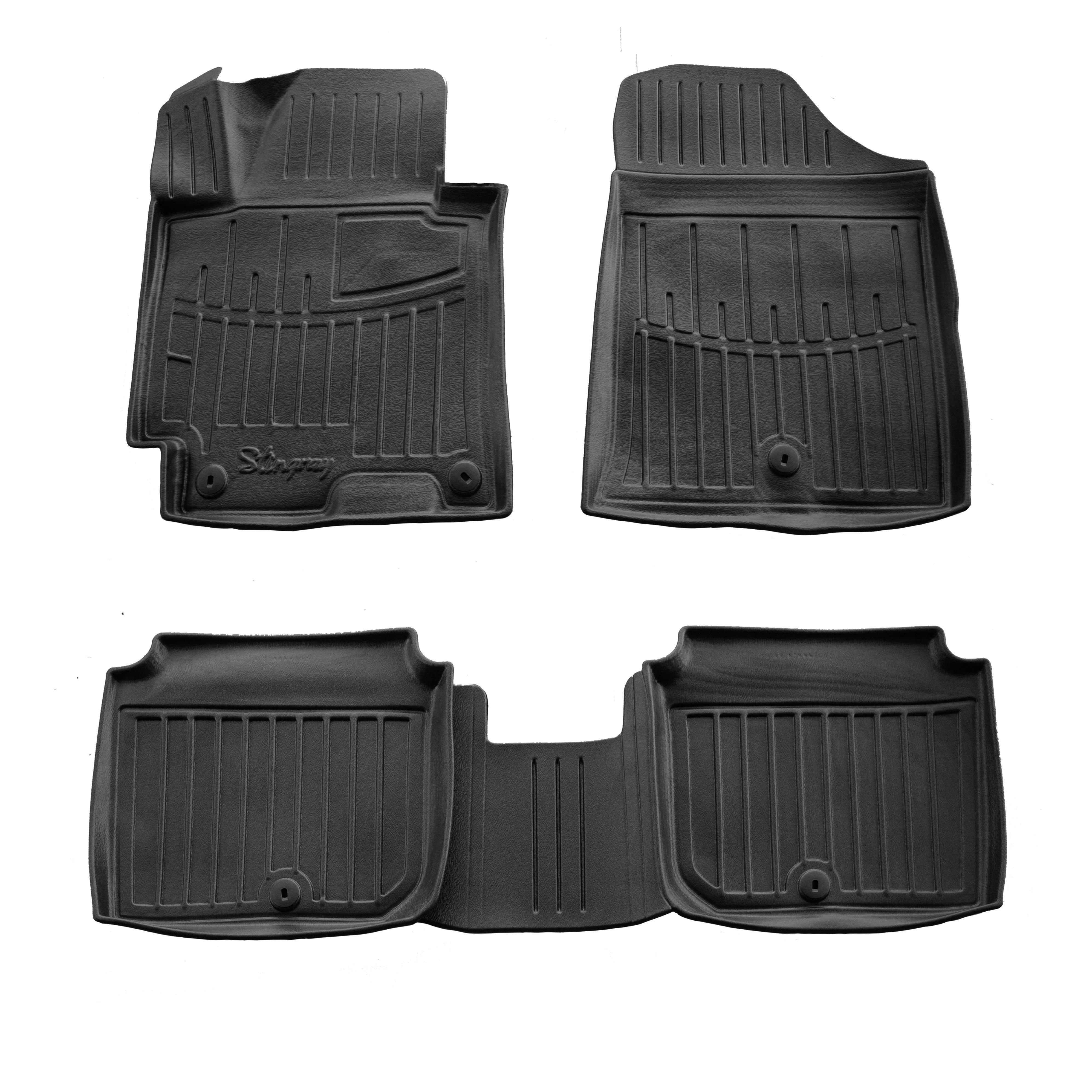 Коврики Stingray 3D для Hyundai Elantra 2011-2015 рр. полиуретан 5 шт. Черный (158256)