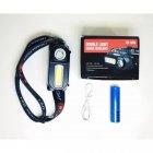 Фонарь налобный KX-1804A СОВ ХРЭ с датчиком движения аккумуляторный Черный (1480807040) - фото 3