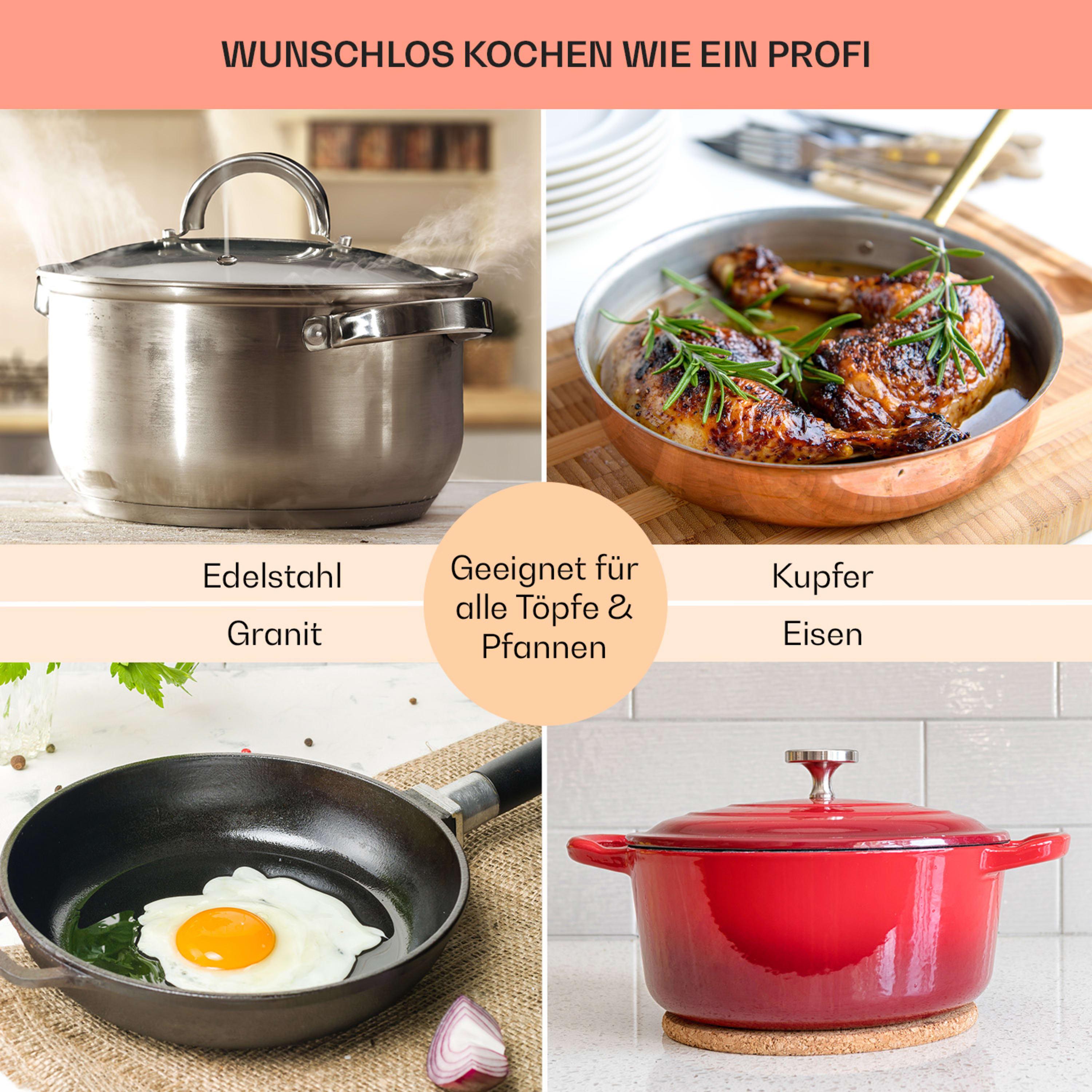 Варочная поверхность индукционная KLARSTEIN Cookio (10045282) - фото 8 Варочная поверхность индукционная KLARSTEIN Cookio (10045282) - фото 8