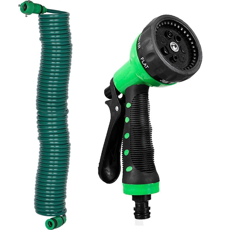 Набір BlueBird поливальний шланг на котушці 30 м 7-ми режимний пістолет з розпилювачем