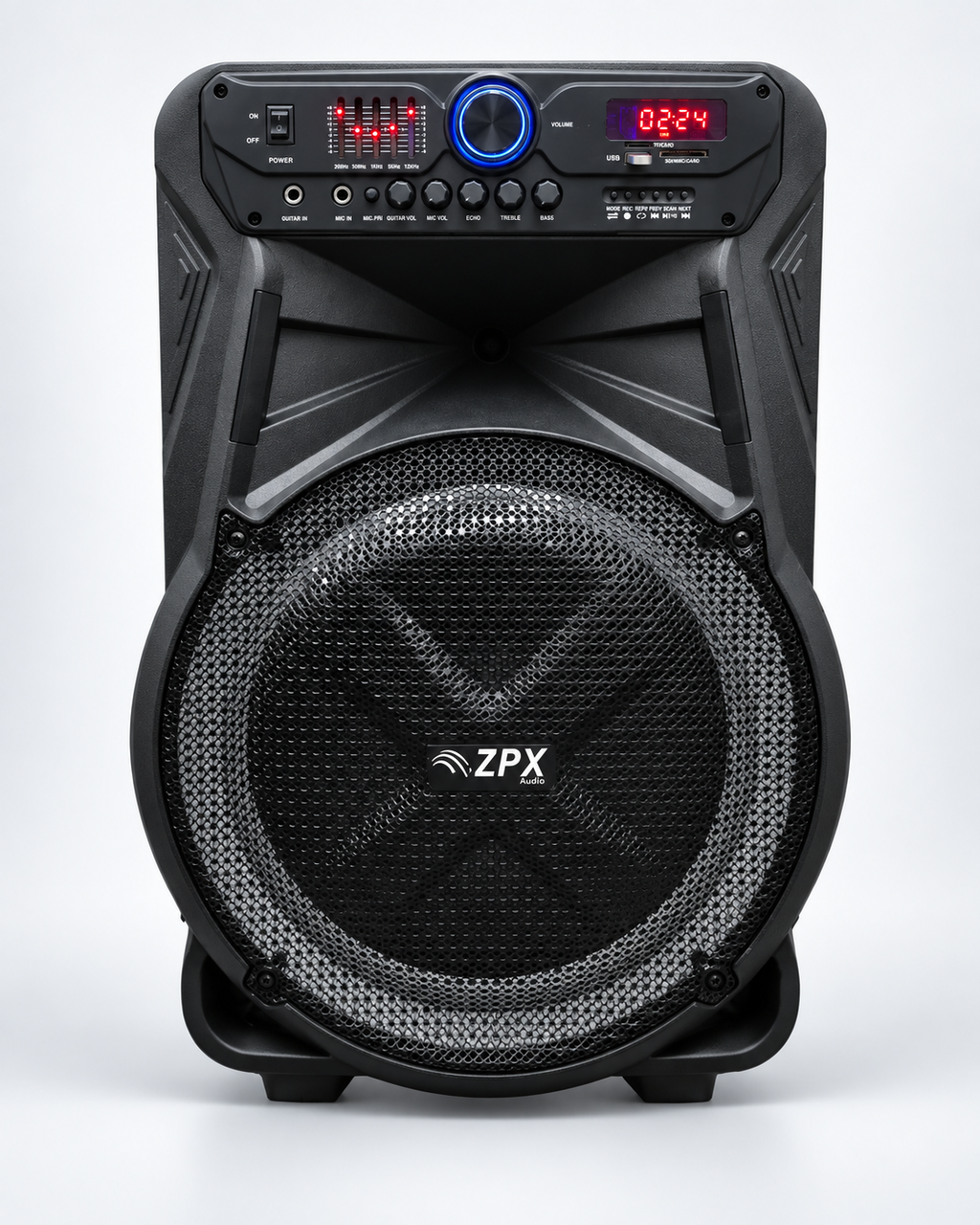 Колонка-чемодан аккумуляторная ZPX ZX7772 с караоке 350 Вт (38311488)