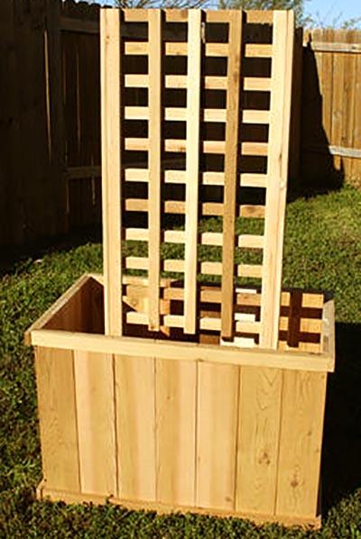 Кашпо со шпалерой из дерева Балфа Бланже (КШР-004602)