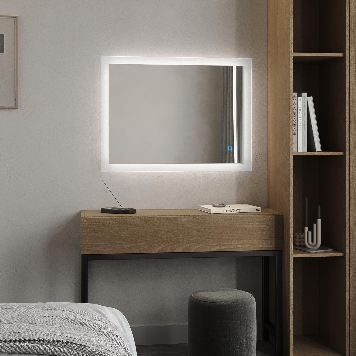 Зеркало с подсветкой Moreli Барселона 1000x800 мм и сенсорным управлением