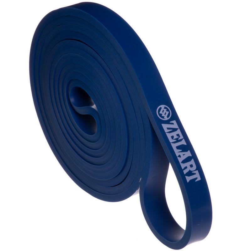 Резинка петля для подтягиваний Zelart FI-941-2 POWER BANDS Синий (DR003409) - фото 4