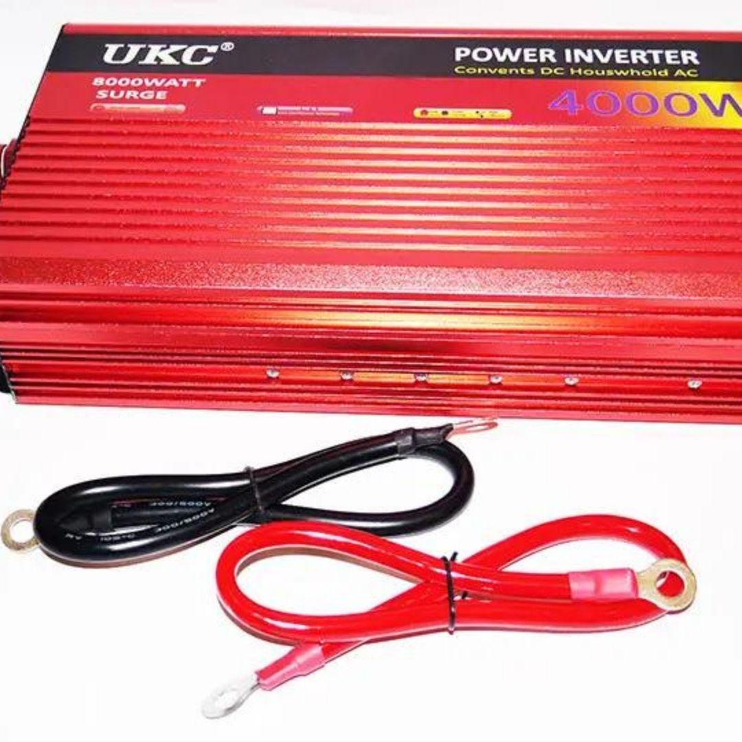 Інвертор 12-220V 4000W Червоний (MER-15415_1923) - фото 3 Інвертор 12-220V 4000W Червоний (MER-15415_1923) - фото 3