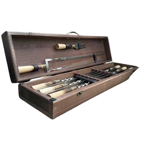 Набор шампуров Premium-Lux 8-1 в кейсе (19134005)