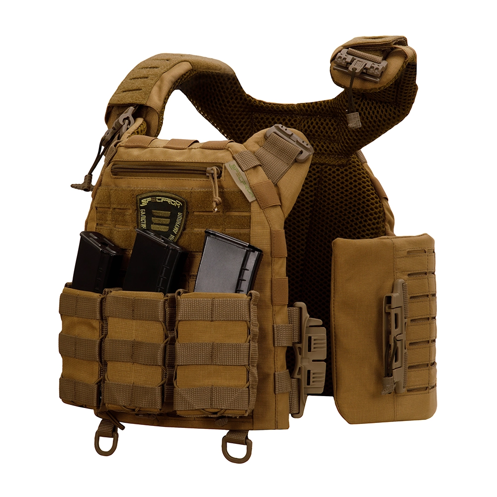 Плитоноска SPECPROM WARMOR Gen5 V2 и 3 подсумка АК Койот - фото 3 Плитоноска SPECPROM WARMOR Gen5 V2 и 3 подсумка АК Койот - фото 3