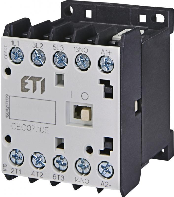 Контактор-пускач ETI CEC 07.10 7А 24 В 4NO (4641100)