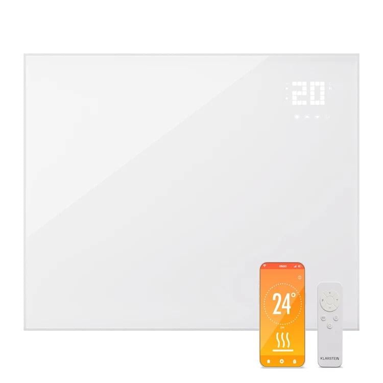 Інфрачервоний обігрівач KLARSTEIN Wonderwall Smart Bornholm 1200W Білий (10045467)