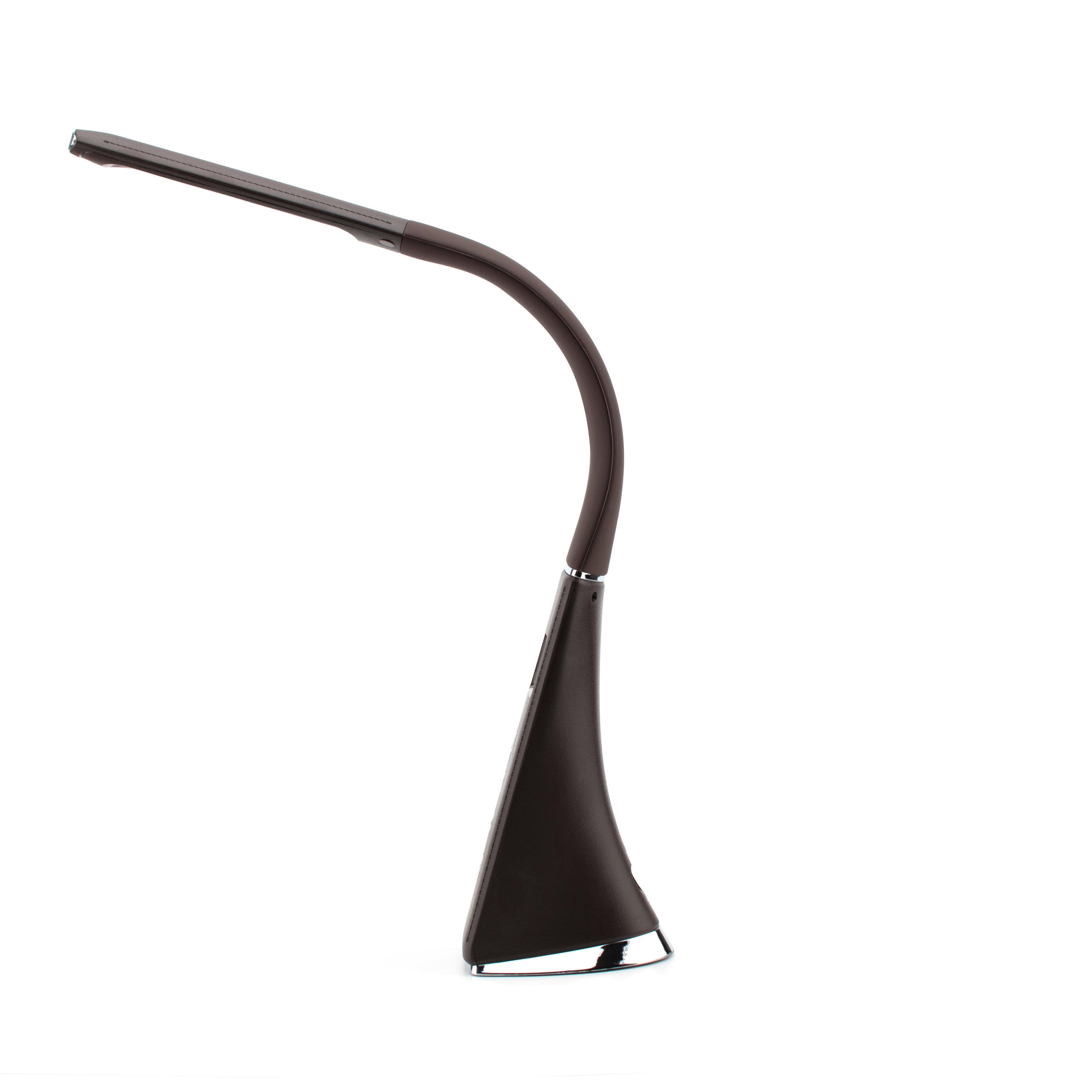 Настольная лампа Lightrich H19 с дисплеем, Brown - фото 3