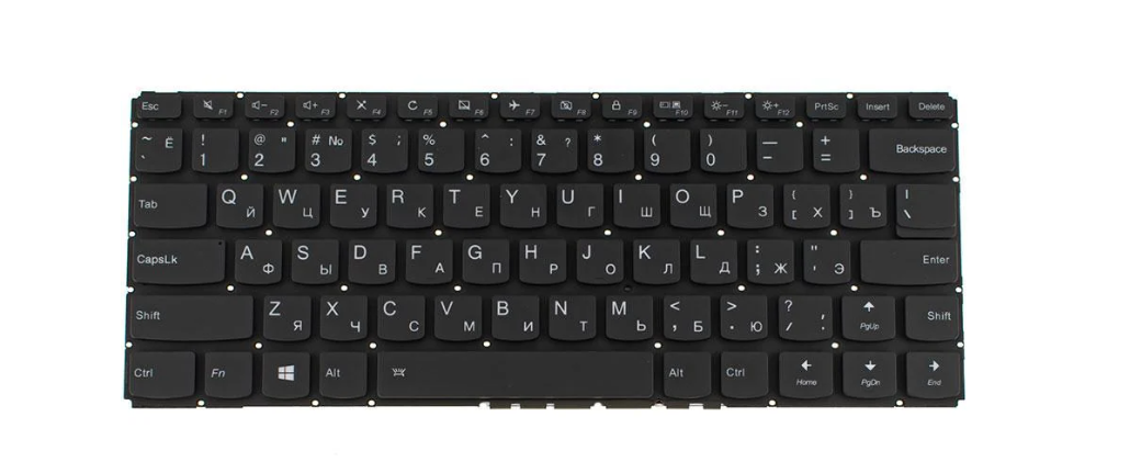 Клавиатура для ноутбука Lenovo IdeaPad Flex 4-1470/4-1480 Black (183307)
