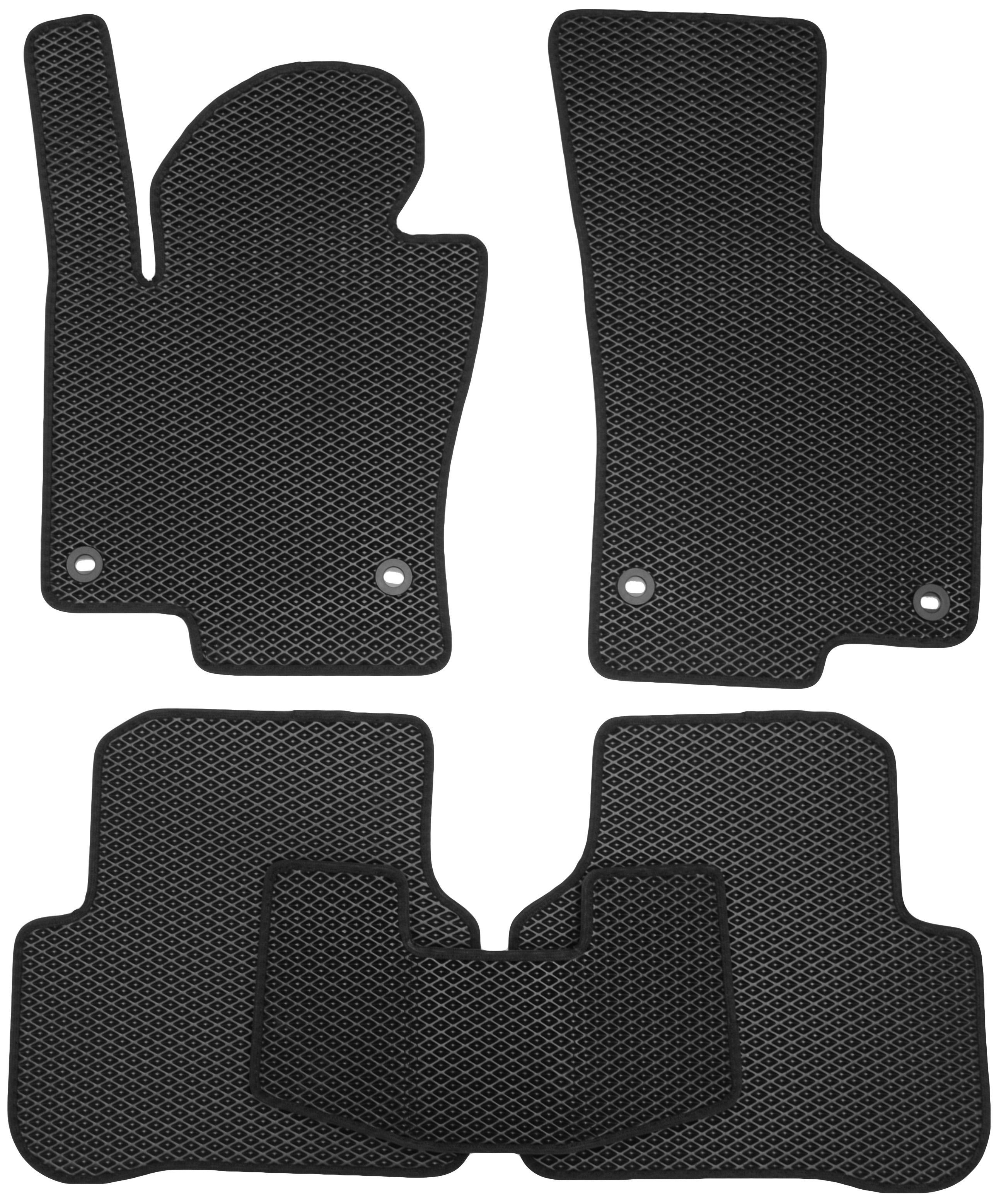 Коврики в салон для Volkswagen Passat B6 '05-10 EVA-полимерные Черный (176910)