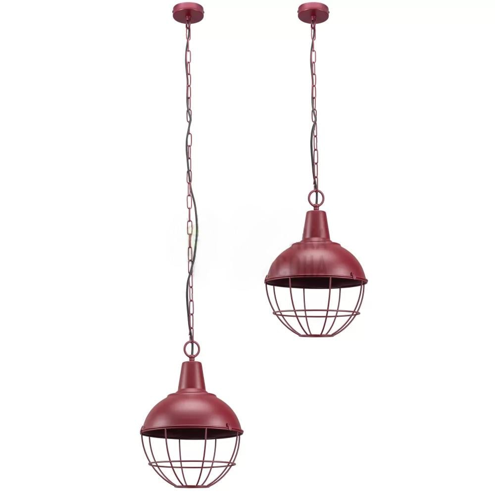 Подвесной светильник Urban Glow RAL 3005 Wine Red (UG-PL300-IND-WRED) - фото 2 Подвесной светильник Urban Glow RAL 3005 Wine Red (UG-PL300-IND-WRED) - фото 2