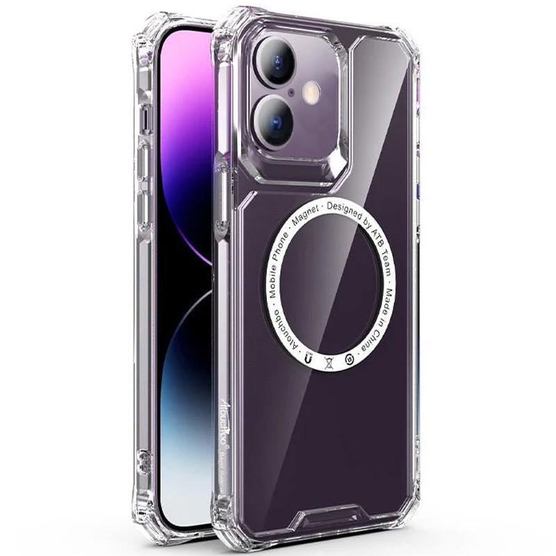 Противоударный чехол TPU Gorilla with MagSafe для Apple iPhone 16 (6.1") Clear