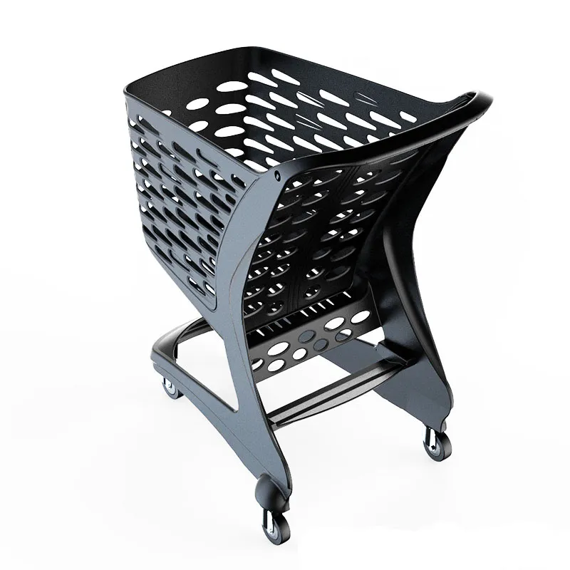 Корзина-тележка для супермаркета ECO Mini 80 л Черный (29388824)