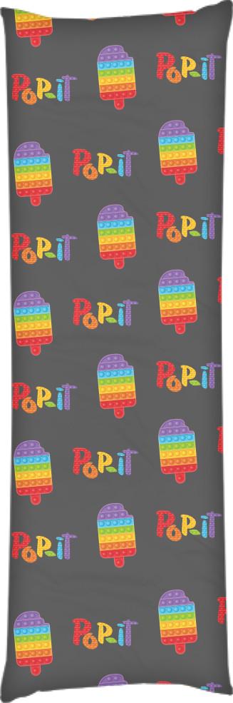 Подушка дакимакура Pop It Ice Cream 60x180 см (14094586)