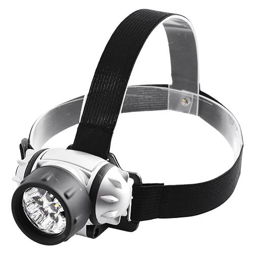 Фонарь налобный на батарейках 070/12 Black (592589)