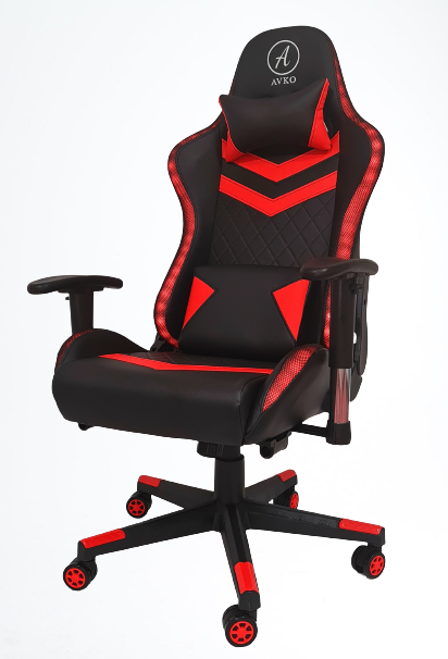 Кресло геймерское компьютерное Avko Style AG70660 RGB подсветка Red