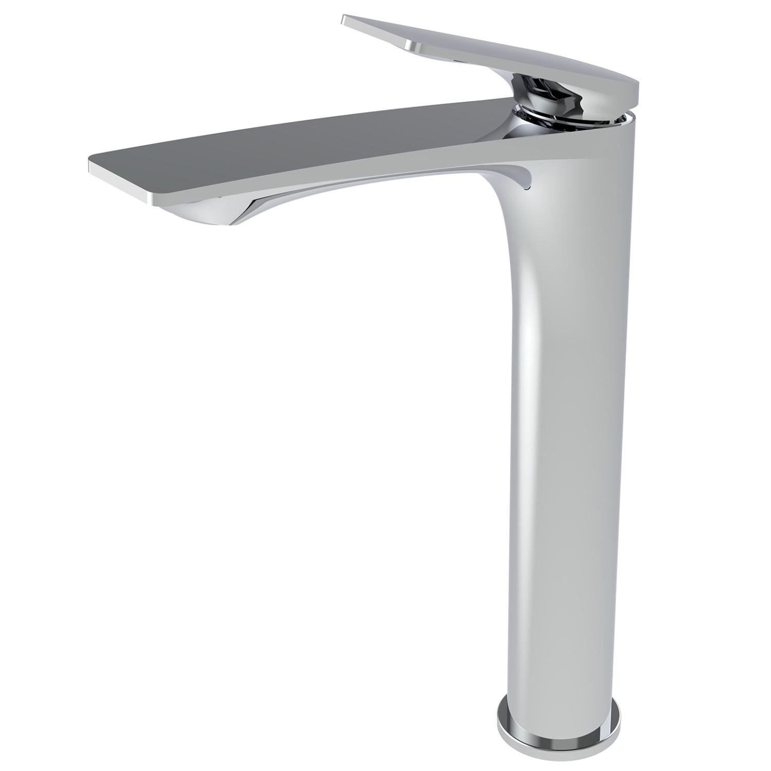 Змішувач для умивальника Q-tap Vlasta QTVLA269CRM45652 високий одноважільний Хром (235039)