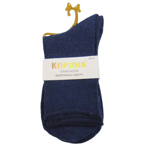Носки термо без резинки с верблюжьей шерстью Корона 2626 р. 36-41 Синий (1978852897) Носки термо без резинки с верблюжьей шерстью Корона 2626 р. 36-41 Синий (1978852897)