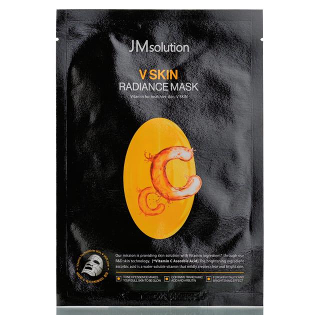 Ревитализирующая маска для лица с витамином JM solution V Skin Radiance Mask Vitamin C (1 шт – 30 мл)